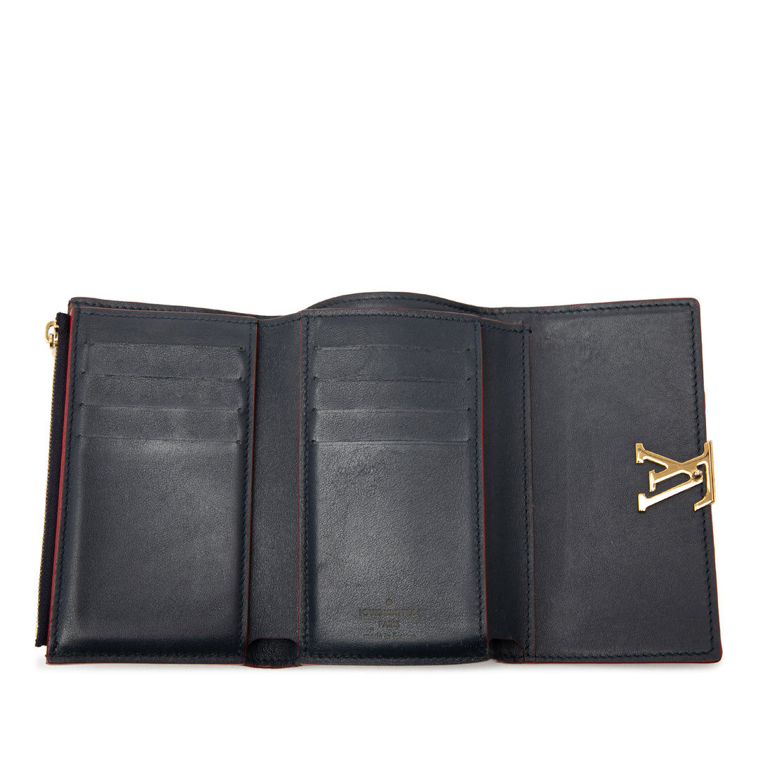 Louis Vuitton Taurillon Capucines Compact Portefeuille