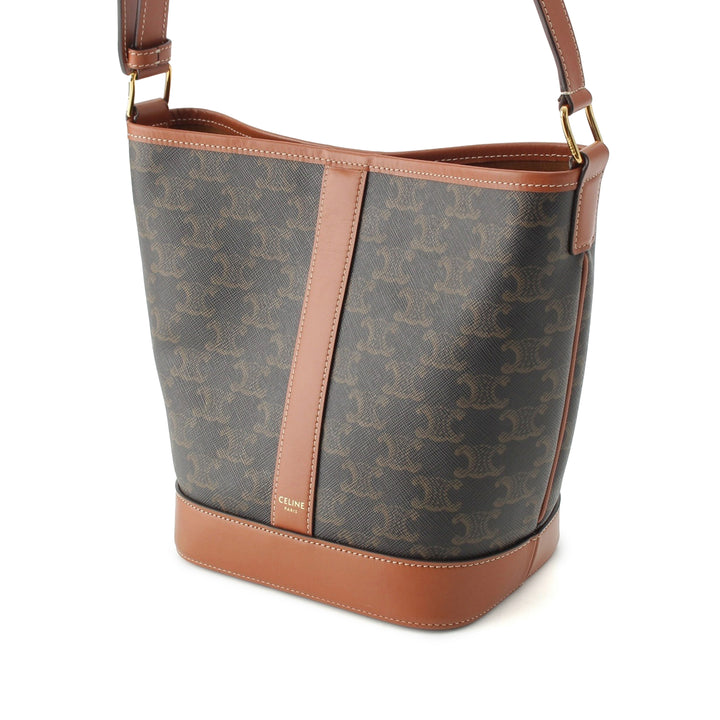 Triomphe Sac seau Petit Triomphe enduite Marron
