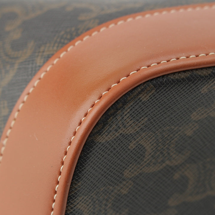 Triomphe Sac seau Petit Triomphe enduite Marron