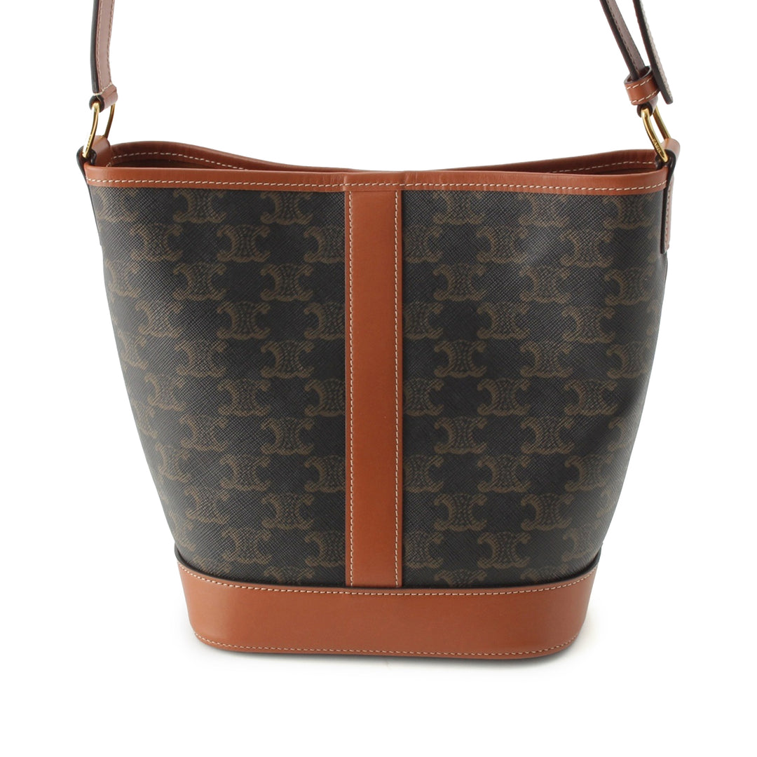 Triomphe Sac seau Petit Triomphe enduite Marron