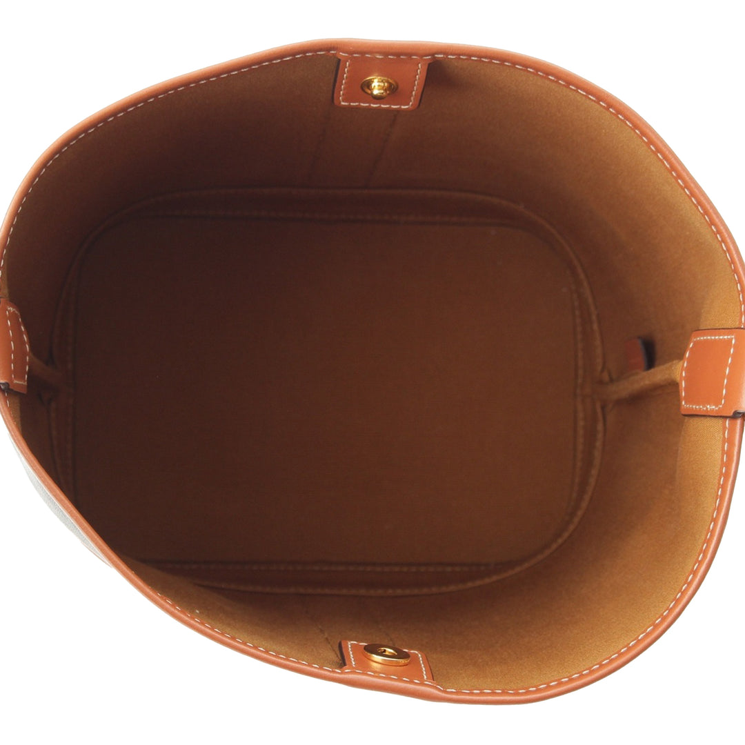 Triomphe Sac seau Petit Triomphe enduite Marron
