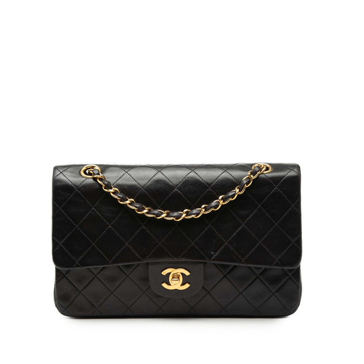 Chanel Medium Classic Cuir d’agneau Double rabat