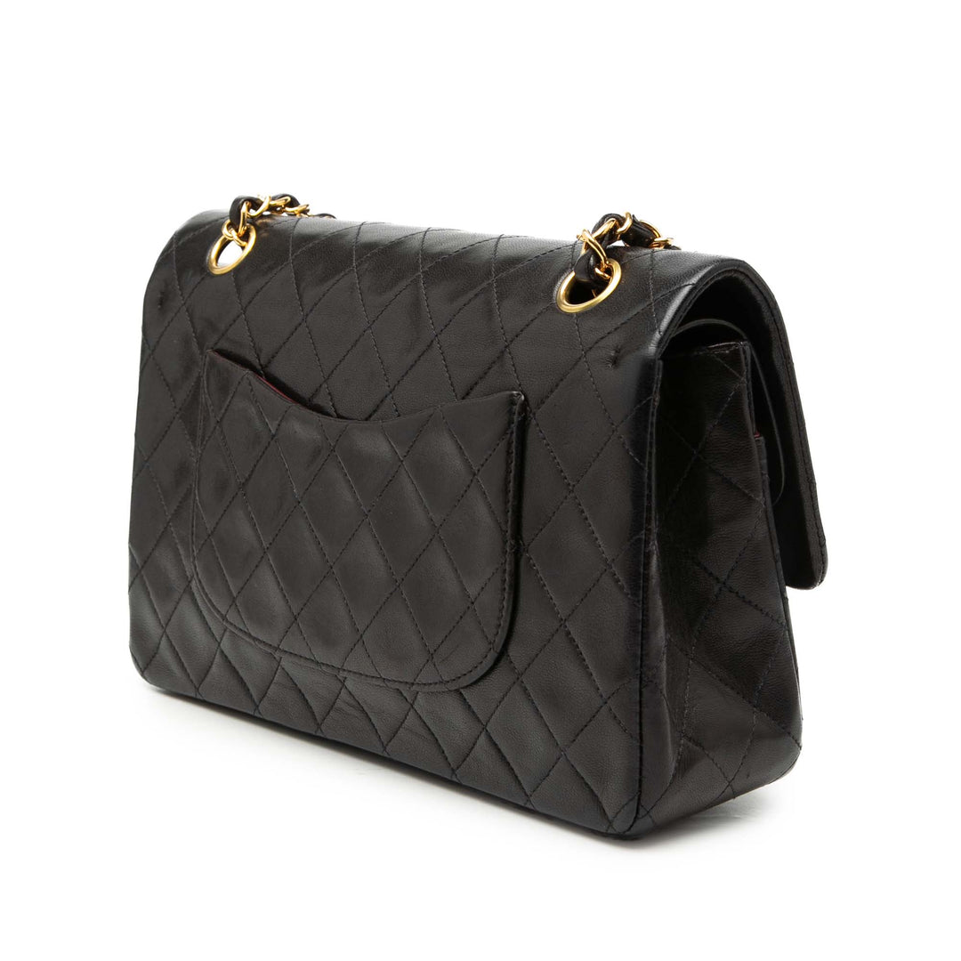 Chanel Medium Classic Cuir d’agneau Double rabat
