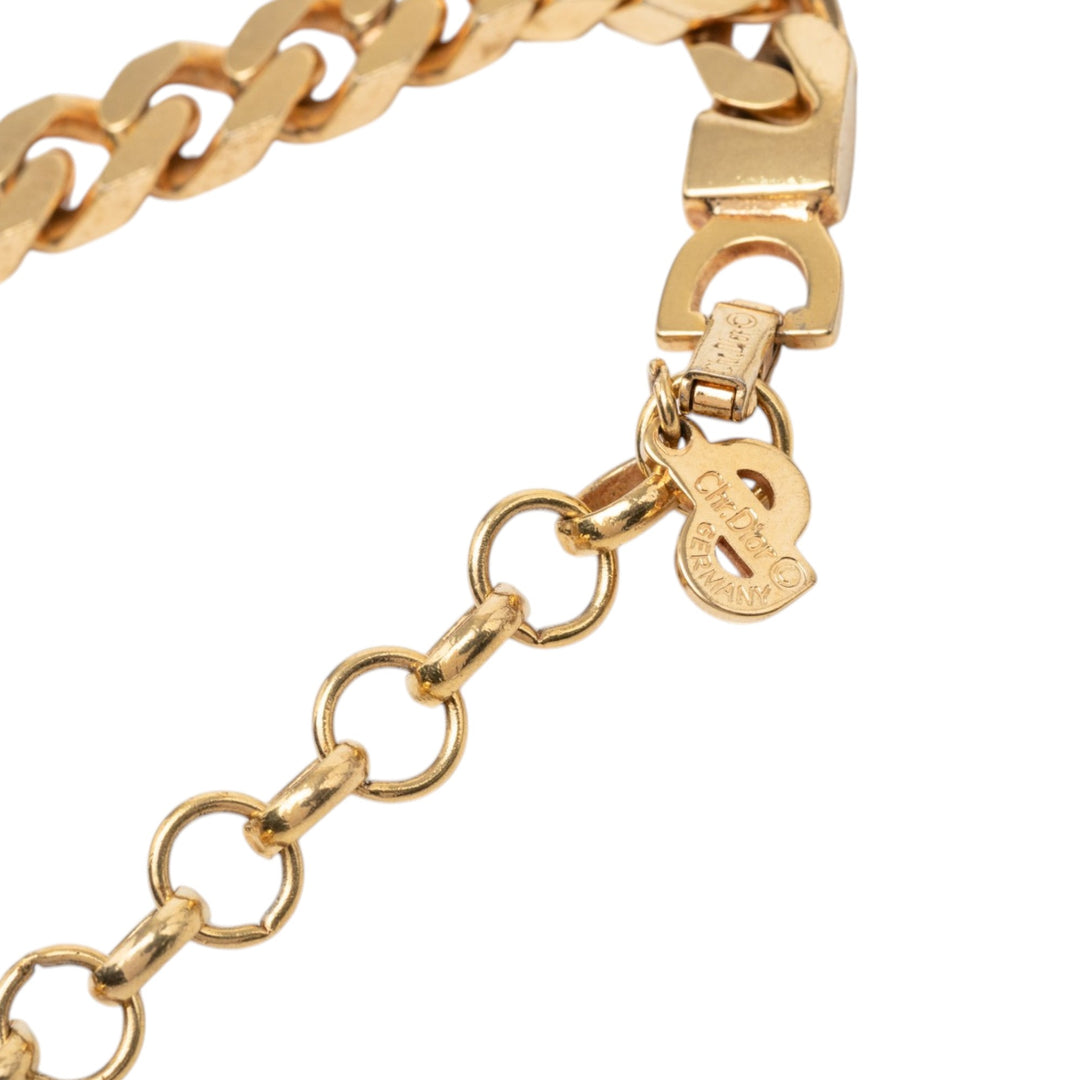 Dior plaqué Chain Collier