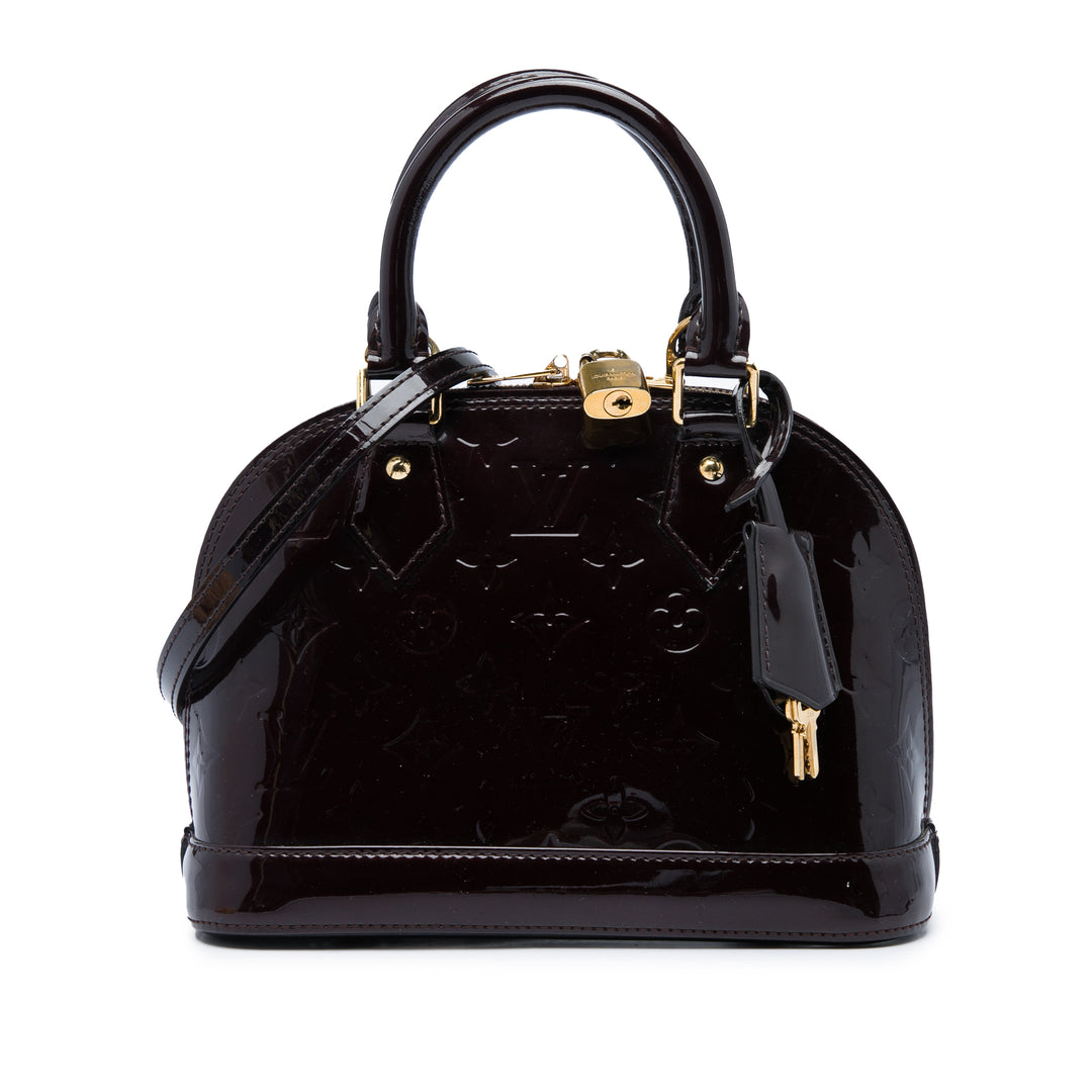 Alma BB Cuir verni Monogram Violet