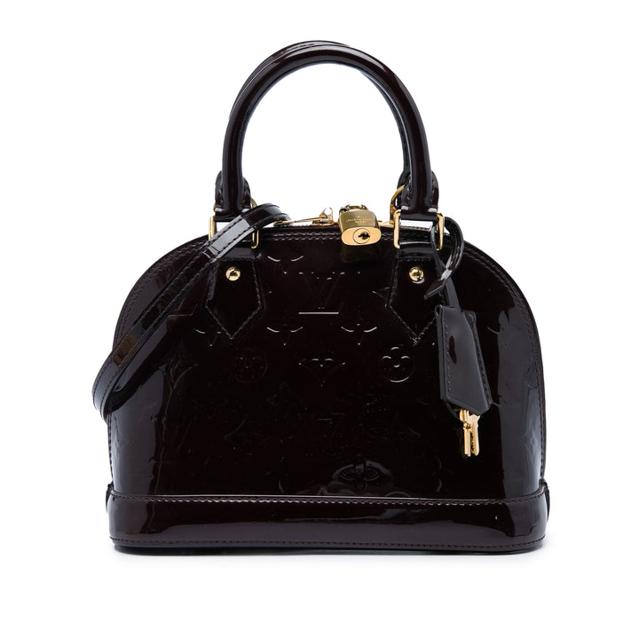 Alma BB Cuir verni Monogram Violet