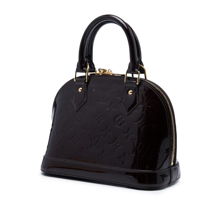 Alma BB Cuir verni Monogram Violet