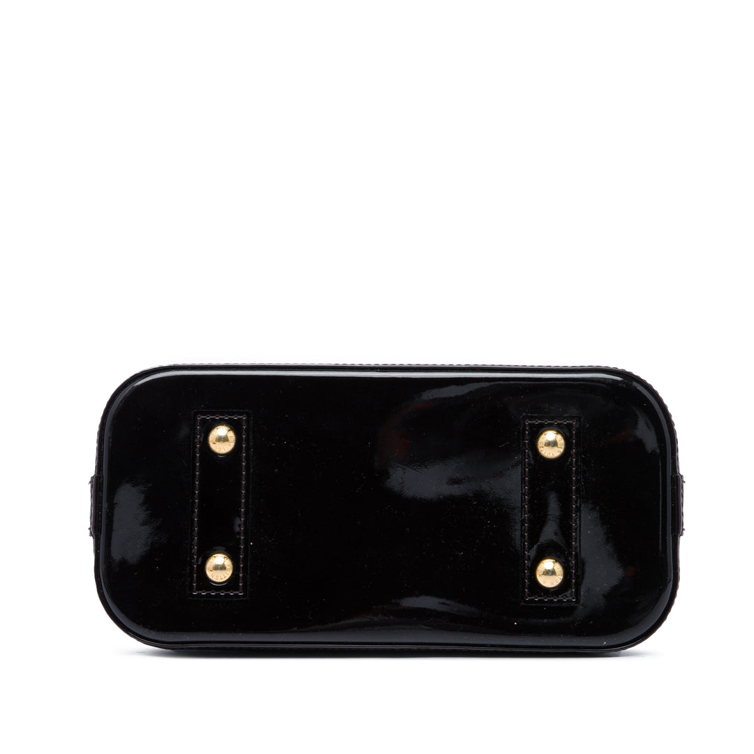 Alma BB Cuir verni Monogram Violet