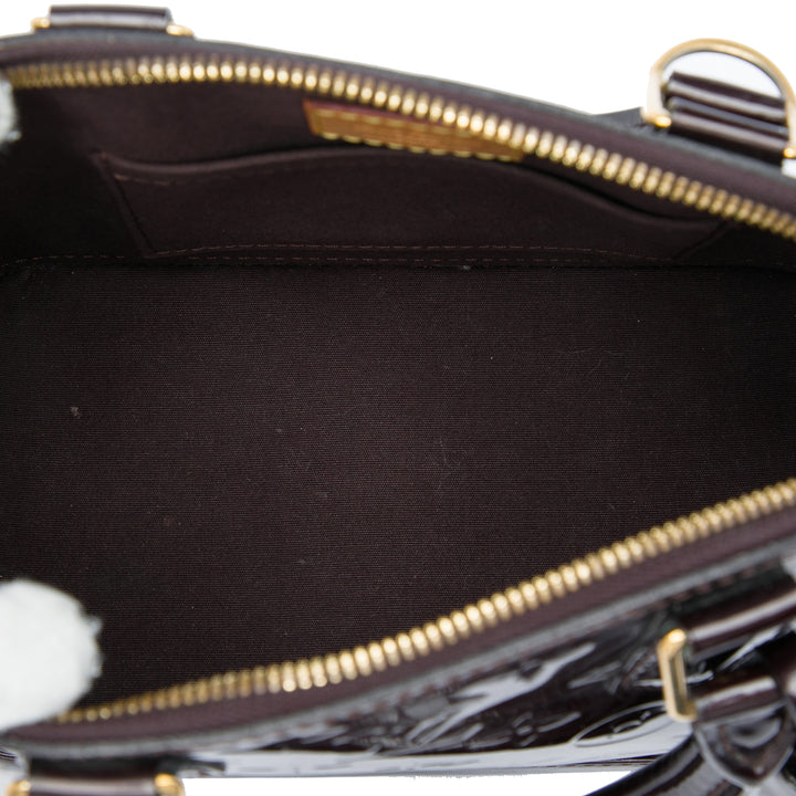 Alma BB Cuir verni Monogram Violet