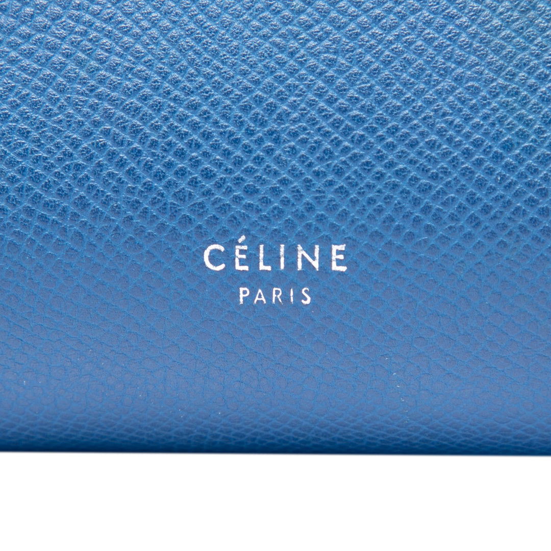 Celine grainé Sac ceinture Micro Cuir de veau grainé Bleu – vue 5 – GABY PARIS