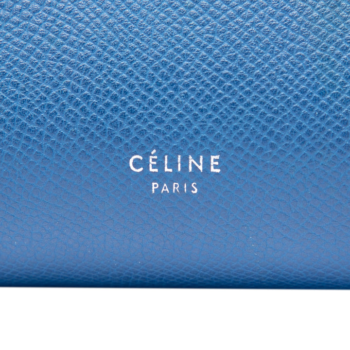 Celine grainé Sac ceinture Micro Cuir de veau grainé Bleu – vue 5 – GABY PARIS