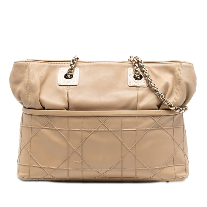 Dior Cuir d’agneau Cannage Granville Cabas chaîne