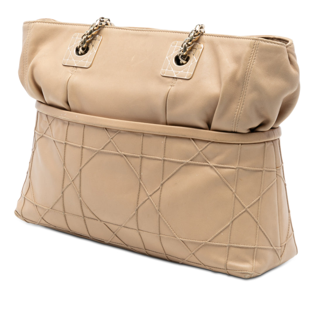 Dior Cuir d’agneau Cannage Granville Cabas chaîne