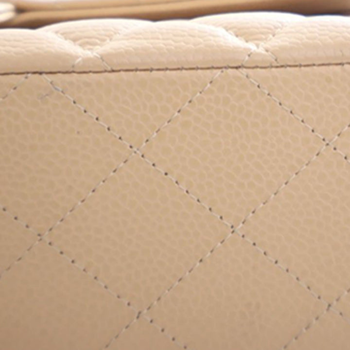 Chanel Medium Classic Caviar Double rabat