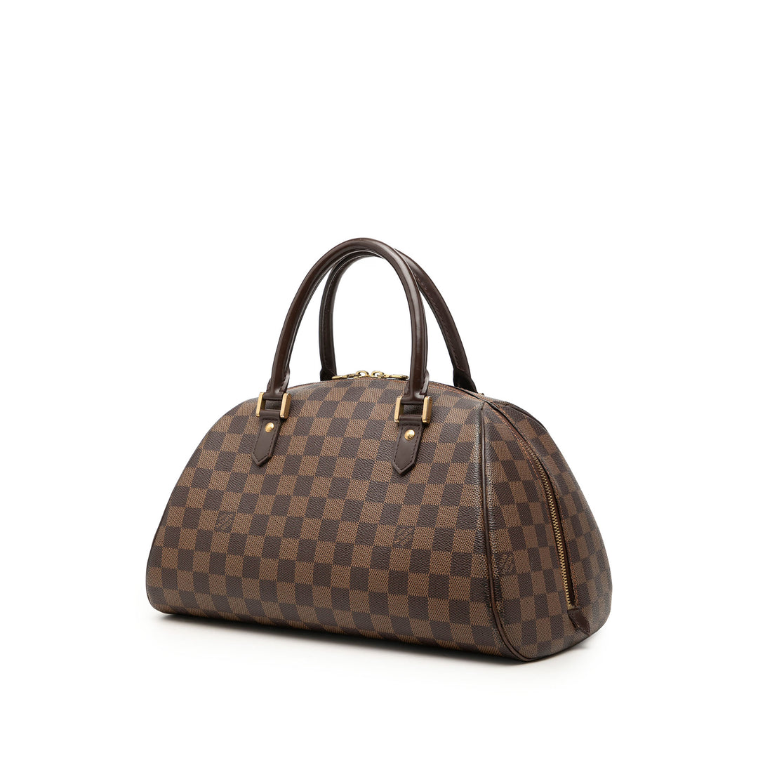Louis Vuitton Ribera MM Damier Ébène Marron – vue 2 – GABY PARIS