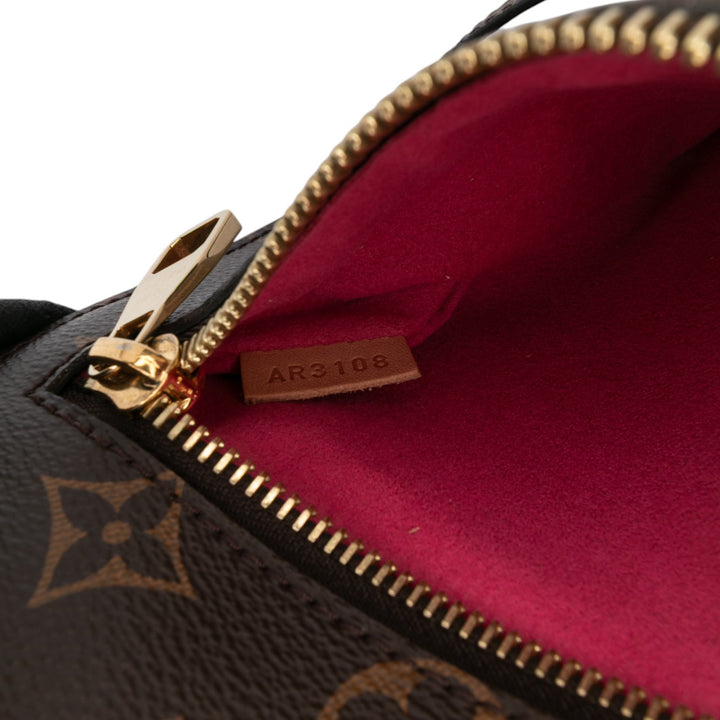 Louis Vuitton Monogram Patches Pochette Metis Marron