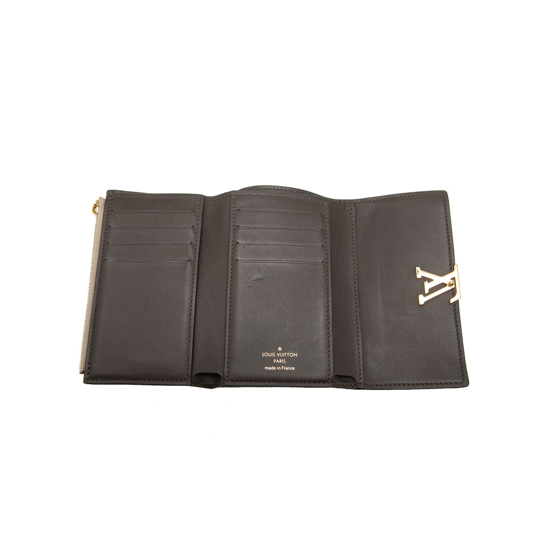 Louis Vuitton Taurillon Capucines Compact Portefeuille