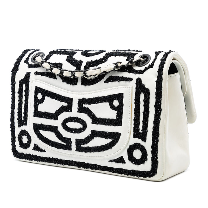 Chanel Medium brodé Cuir d’agneau Garden of Versailles Double rabat