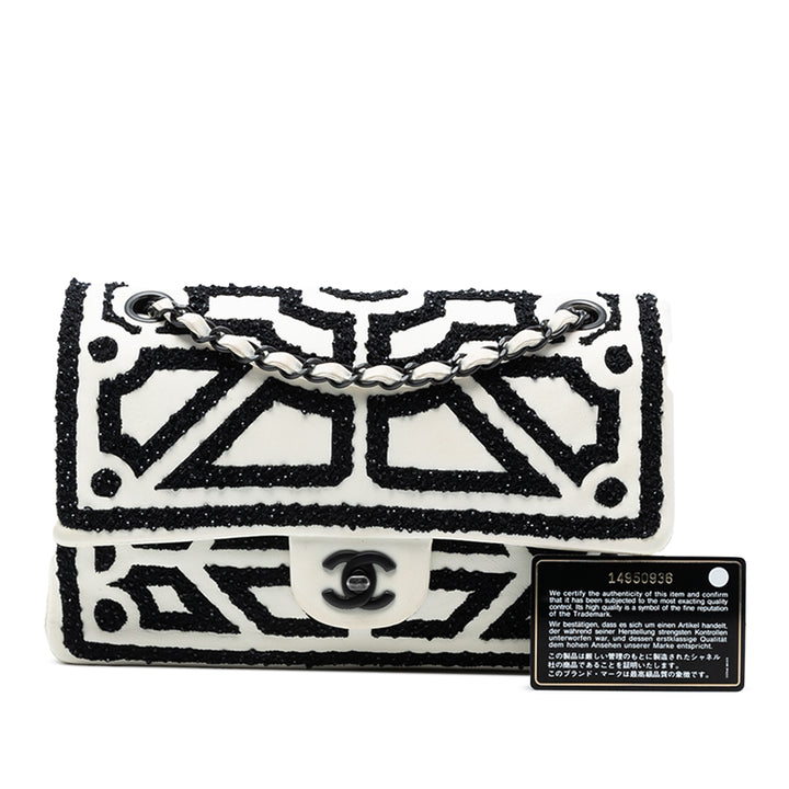 Chanel Medium brodé Cuir d’agneau Garden of Versailles Double rabat