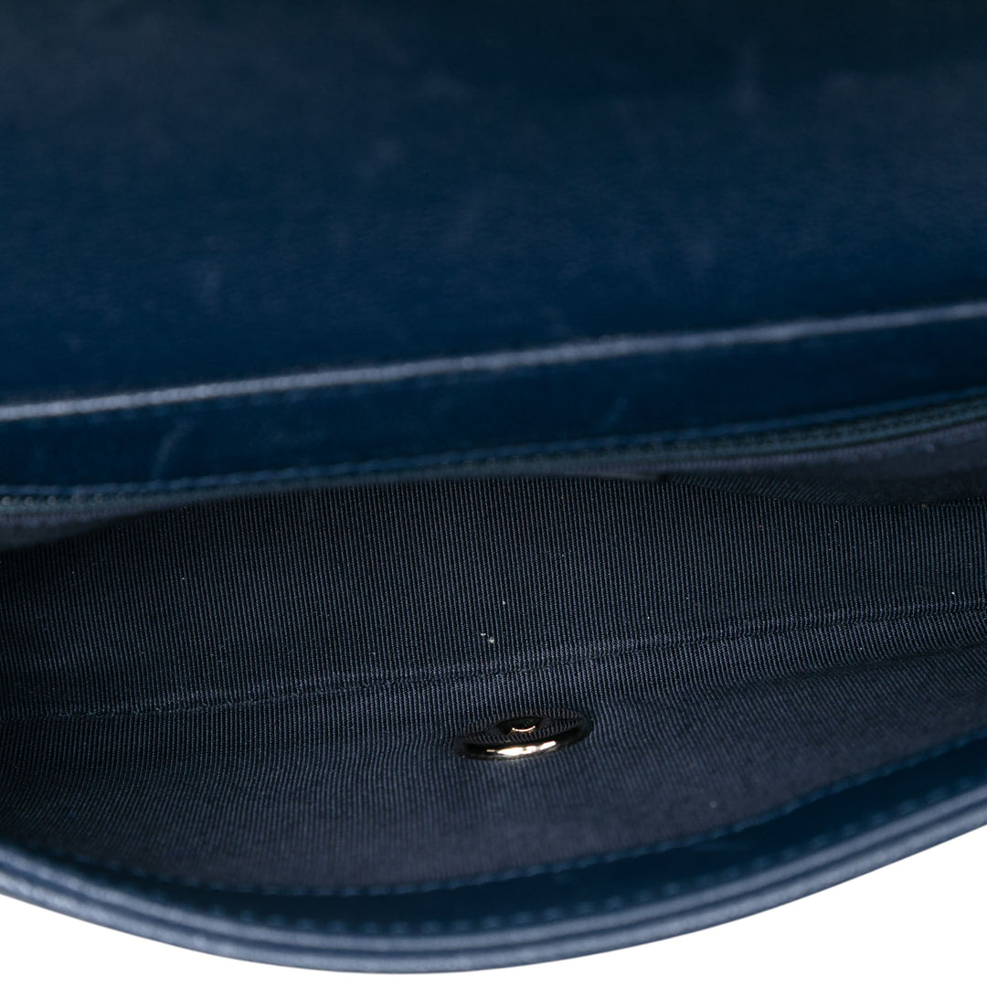 Chanel Mini Matelassé Chevron Sheepskin Mademoiselle Vintage à rabat