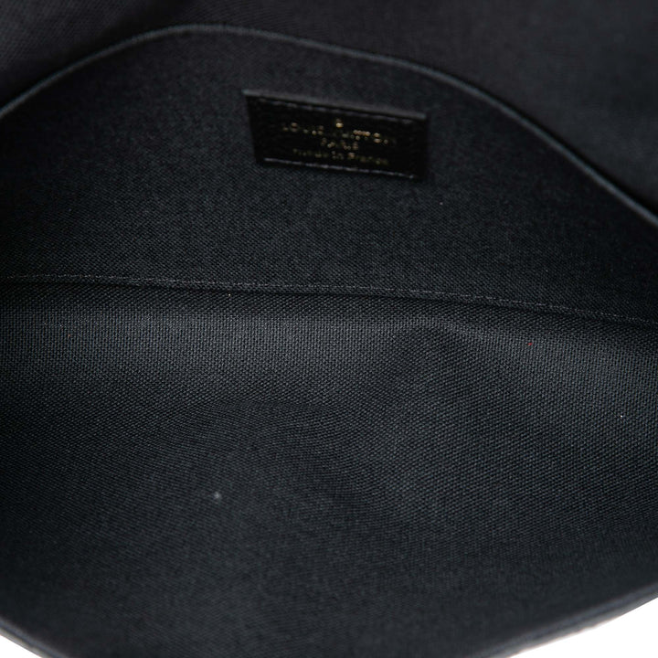 Pochette Felicie Monogram Empreinte Noir