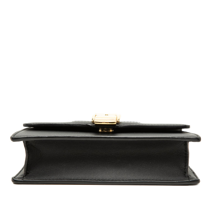 Gucci Super Mini Cuir de veau Web Sylvie Chain Sac porté croisé