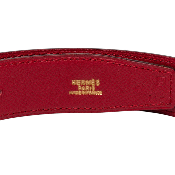Hermès Epsom et Box Veau Constance H Reversible Belt