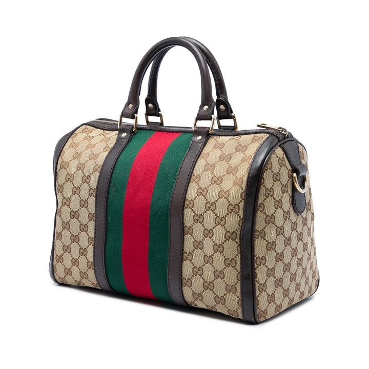 Gucci Sac à main GG Web Joy Boston Moyen Beige – vue 2 – GABY PARIS
