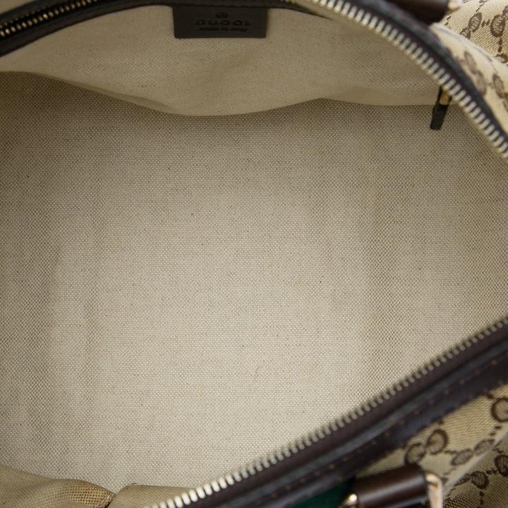 Gucci Sac à main GG Web Joy Boston Moyen Beige – vue 4 – GABY PARIS