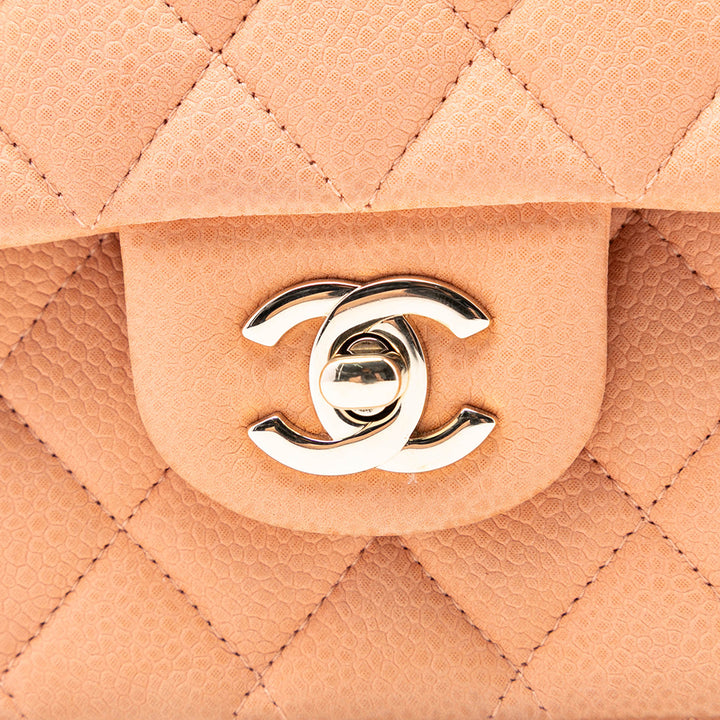 Chanel Medium Classic Caviar Double rabat