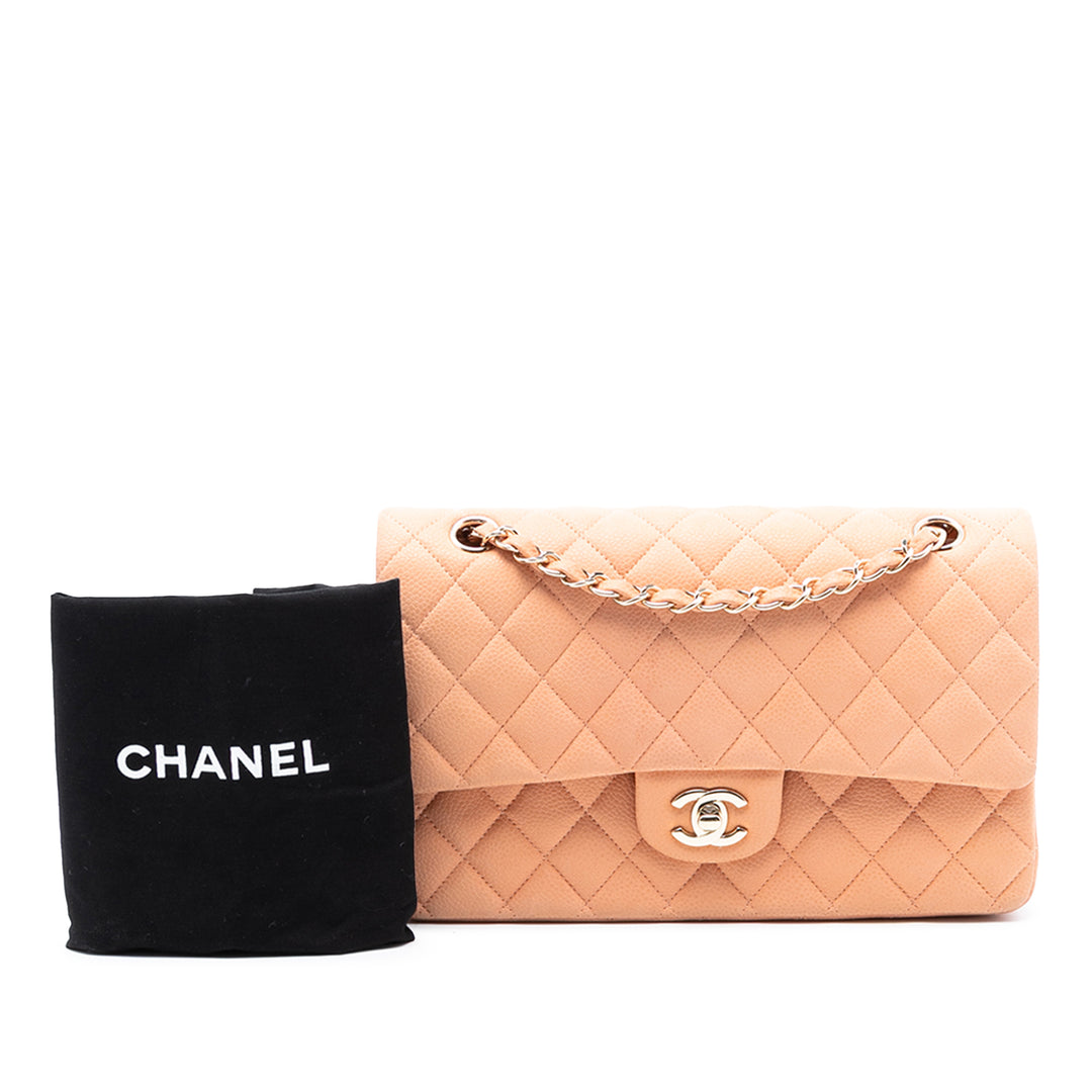Chanel Medium Classic Caviar Double rabat