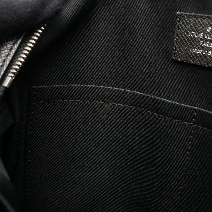 Taiga Striped Anton Messenger PM Black - Gaby Paris