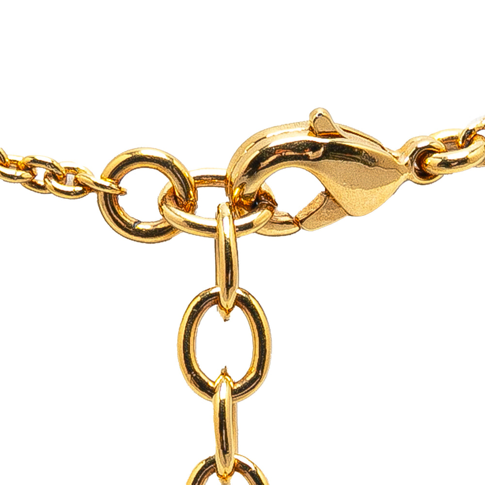 Gold Plated Essential V Necklace Gold - Gaby Paris