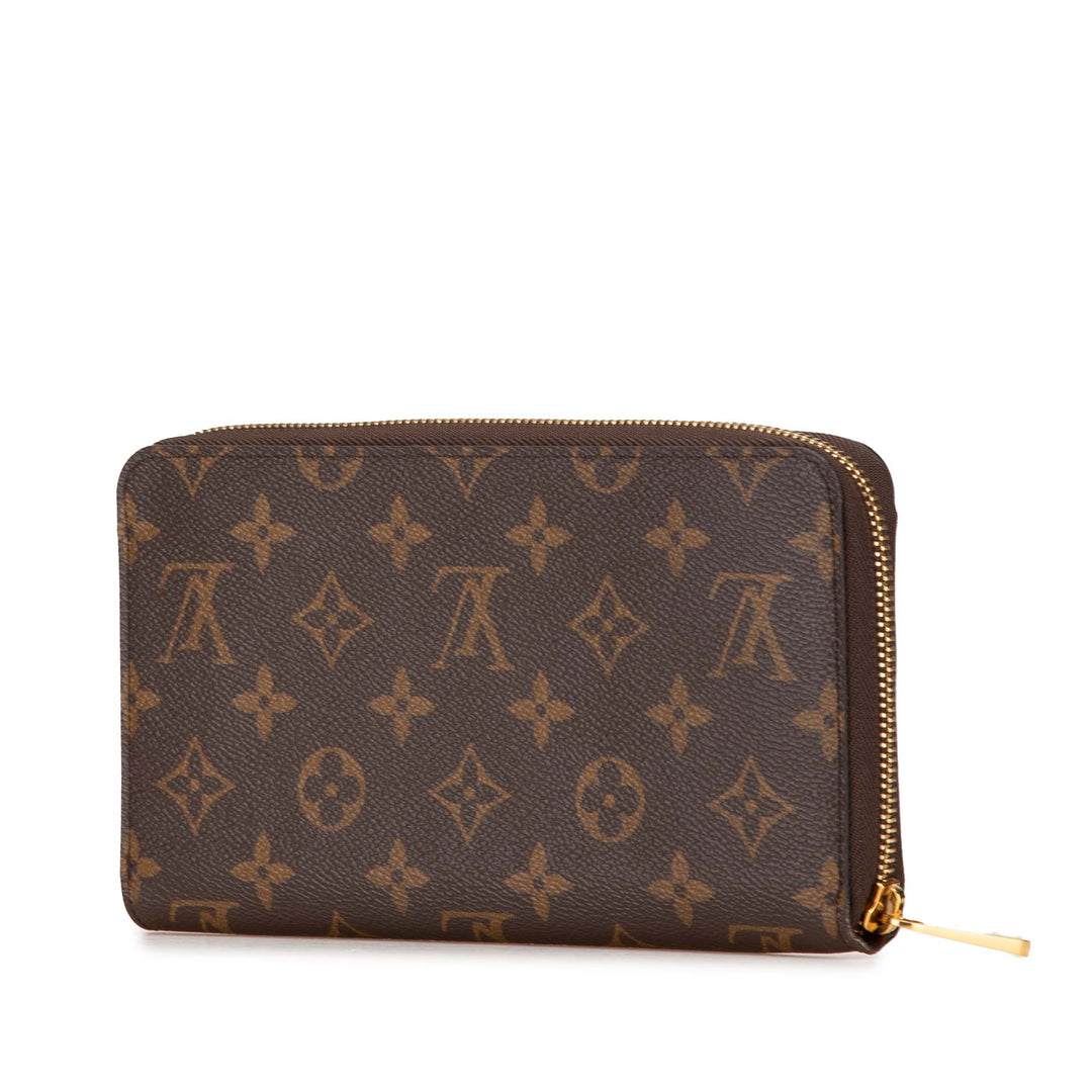 Monogram Zippy Organizer Wallet Brown - Gaby Paris