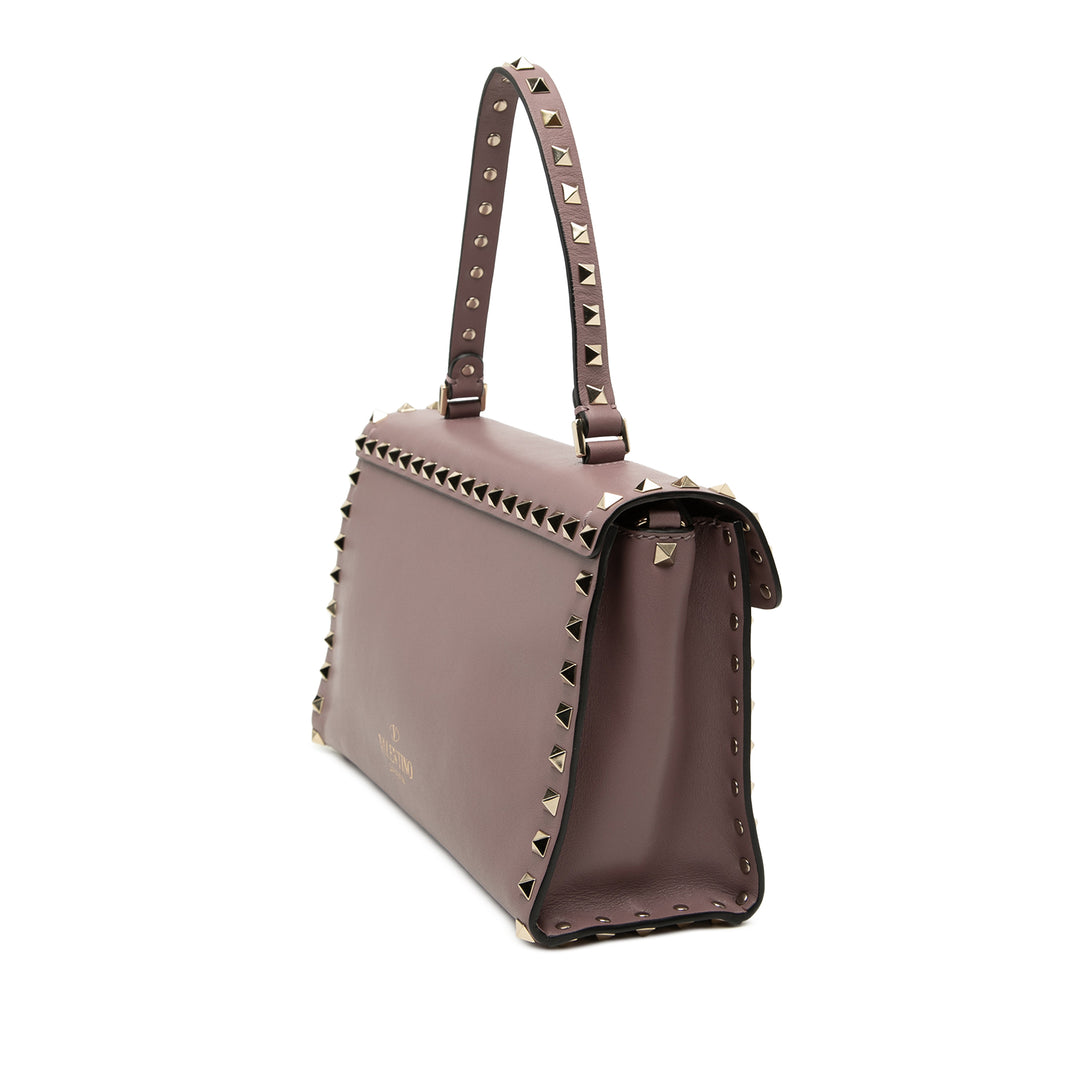 Rockstud Single Poignée à rabat Petit Rose