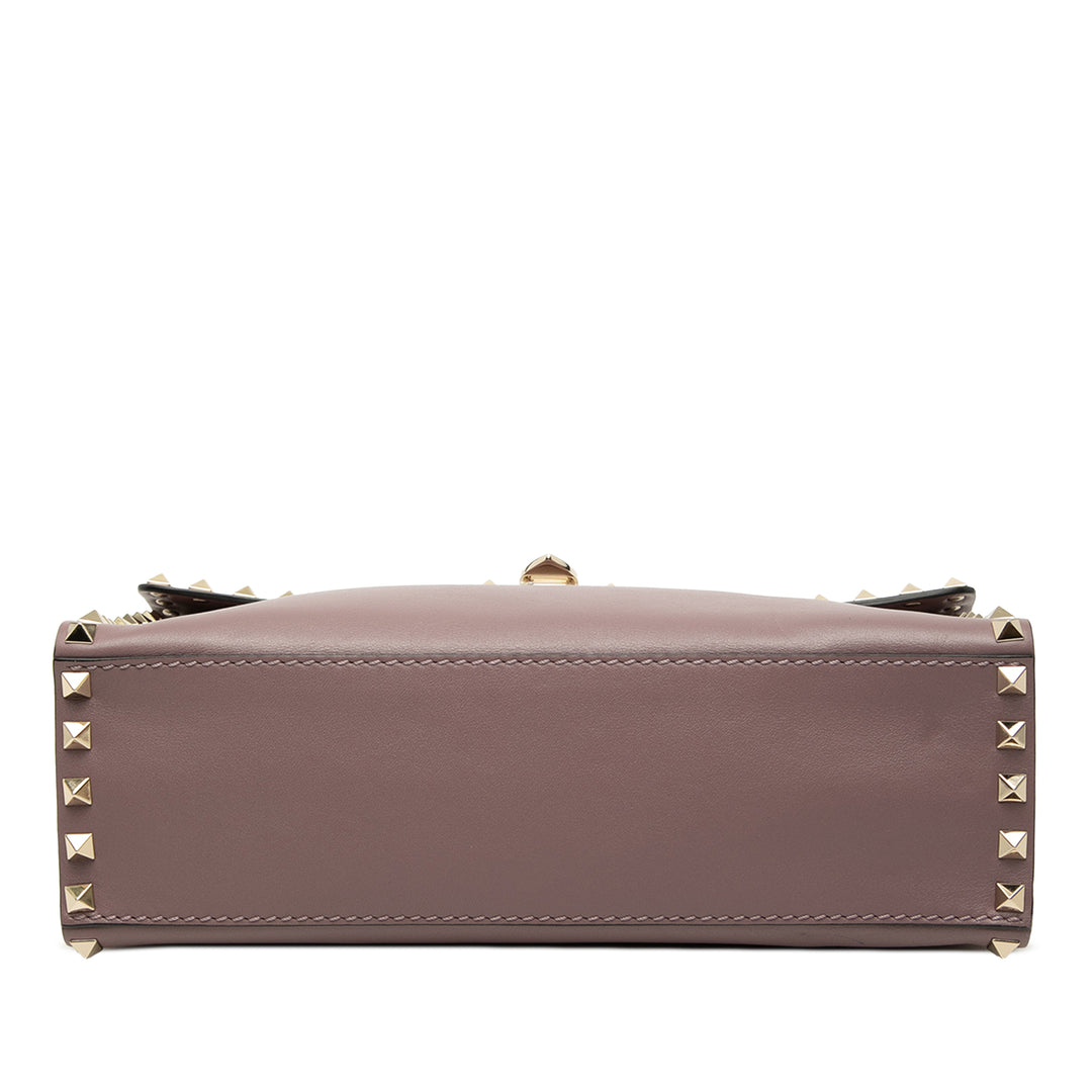 Rockstud Single Poignée à rabat Petit Rose