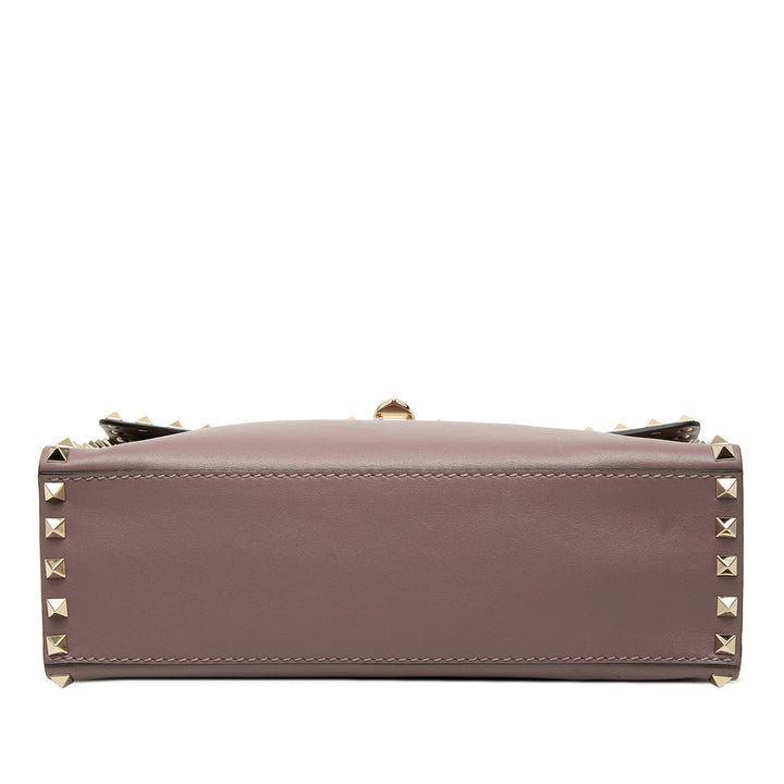 Rockstud Single Poignée à rabat Petit Rose