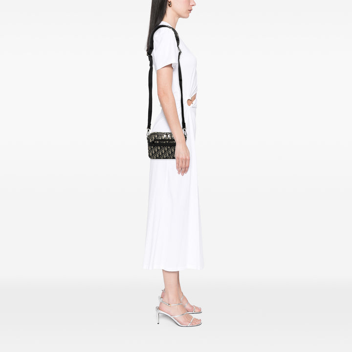 Dior Oblique Toile Safari Sac porté croisé Bleu – GABY PARIS Authentique