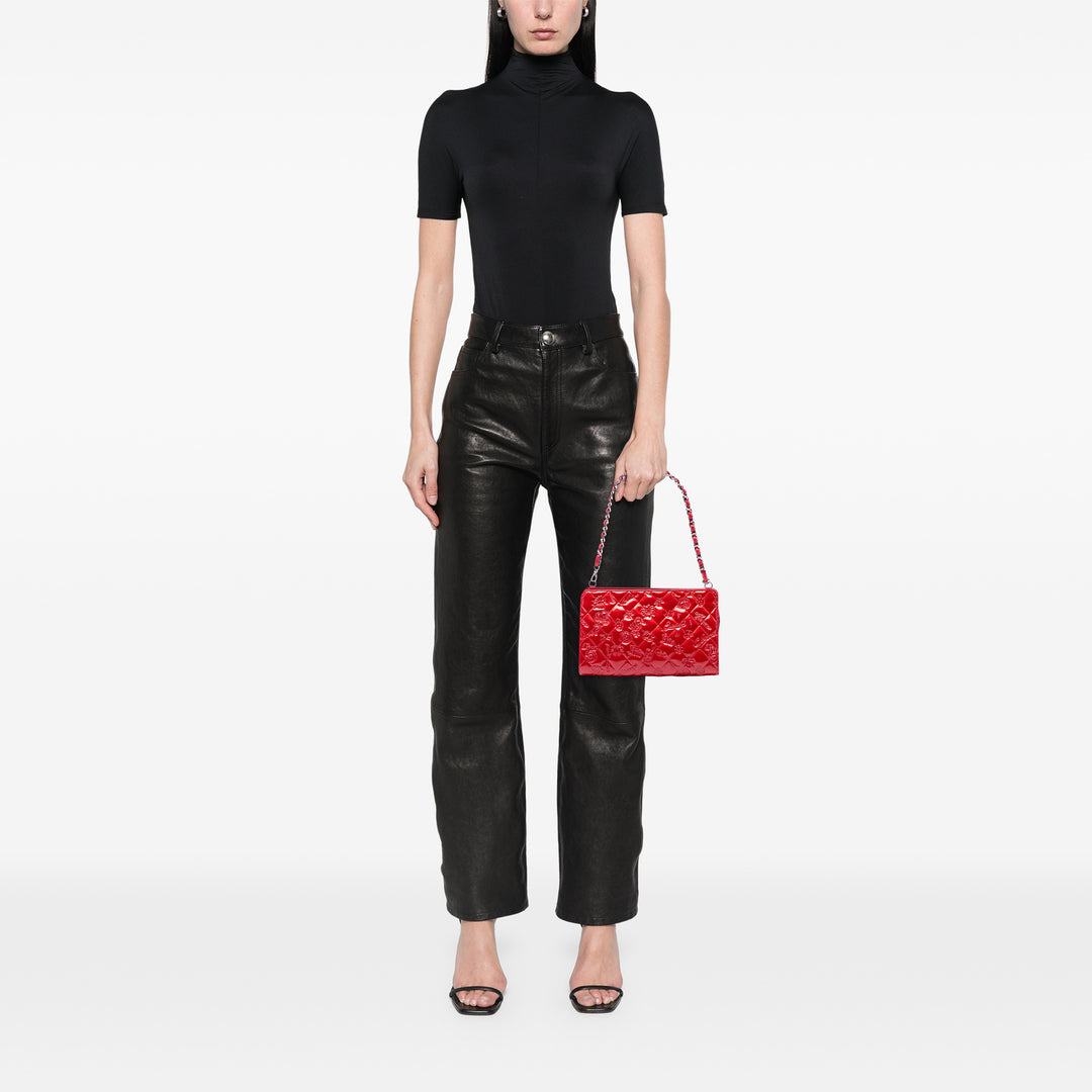 Chanel Matelassé Cuir verni embossé Lucky Symbols Pochette