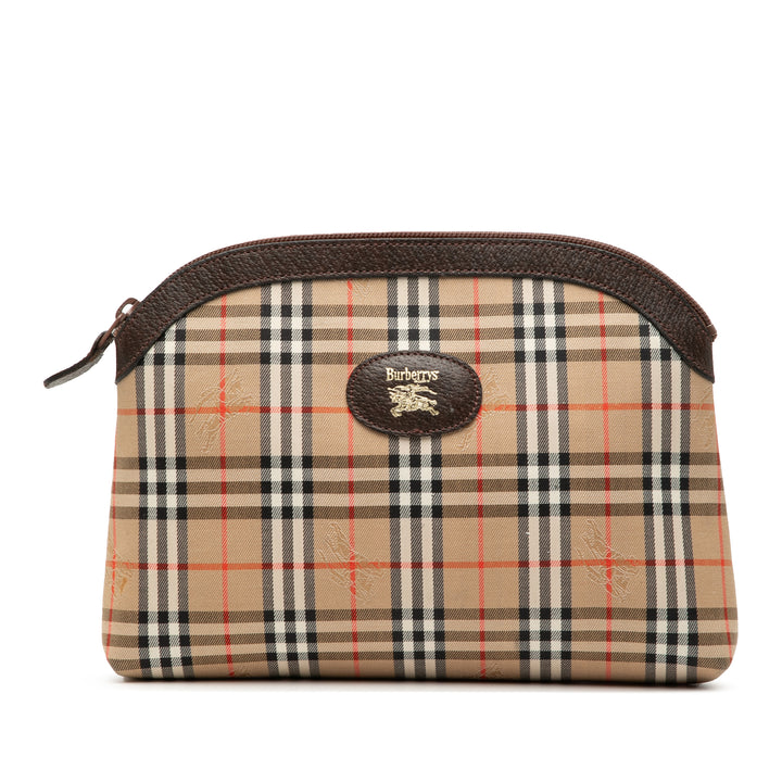 Burberry Haymarket Check Toile Pochette