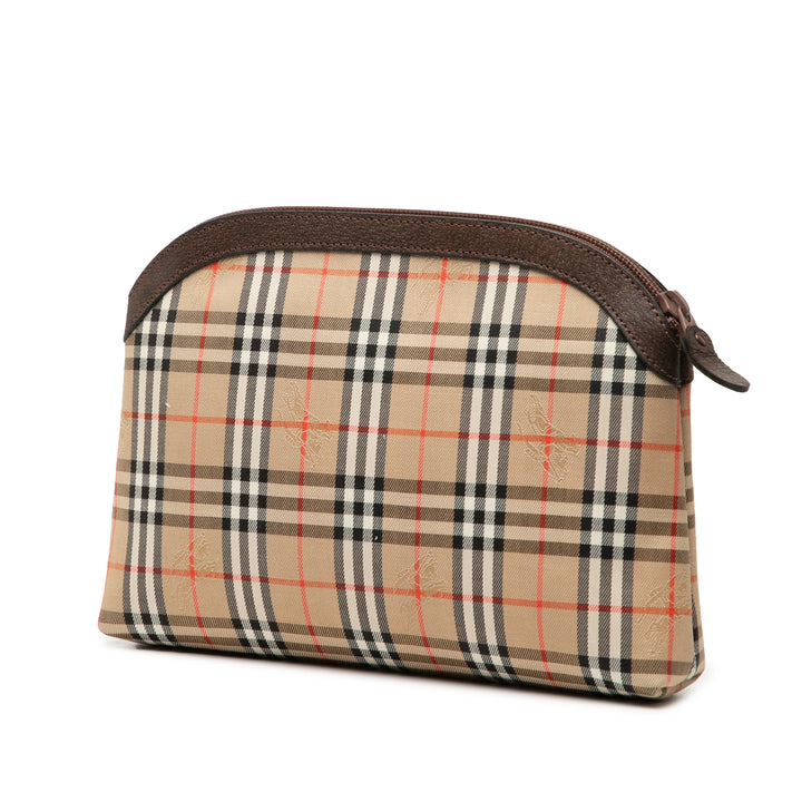 Burberry Haymarket Check Toile Pochette