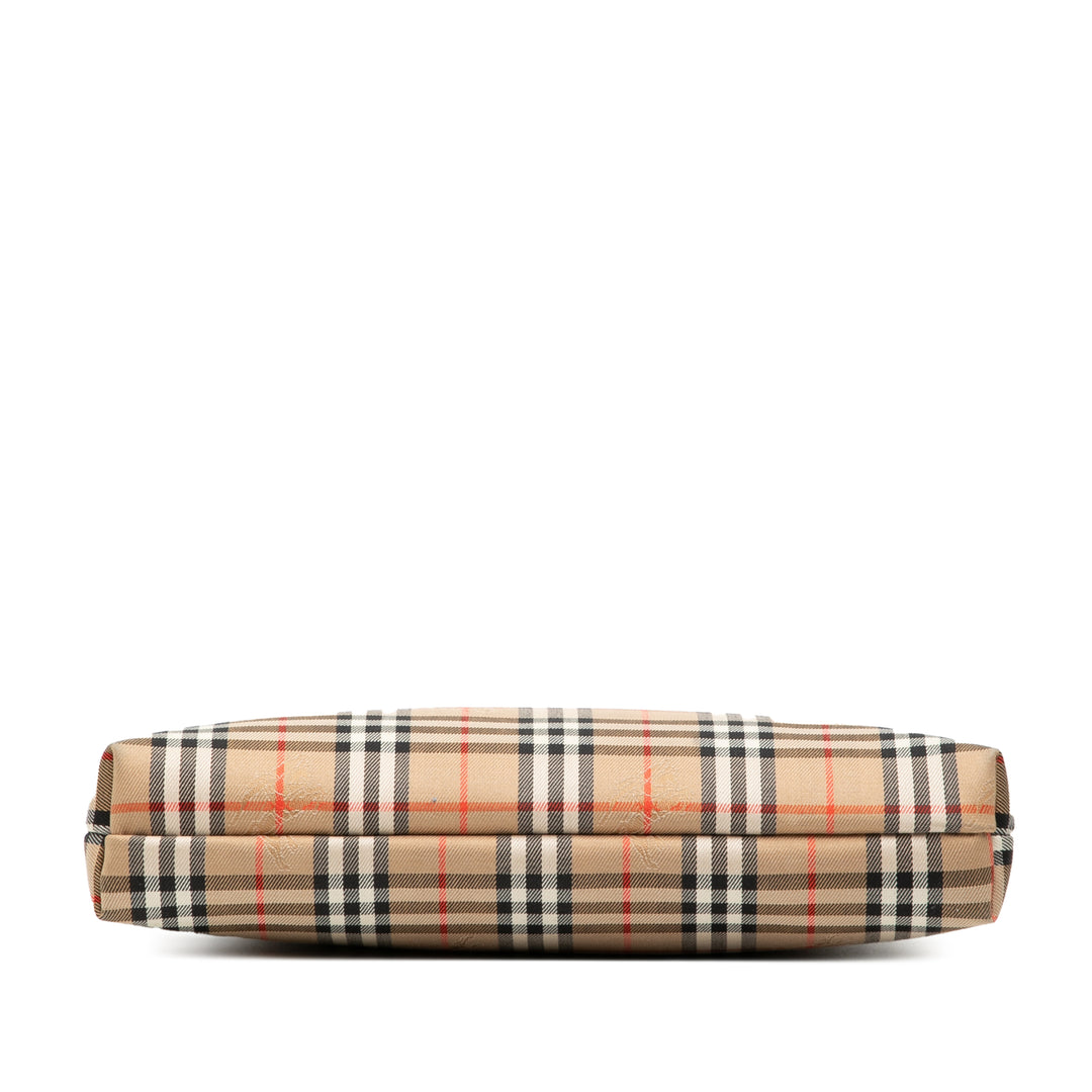 Burberry Haymarket Check Toile Pochette