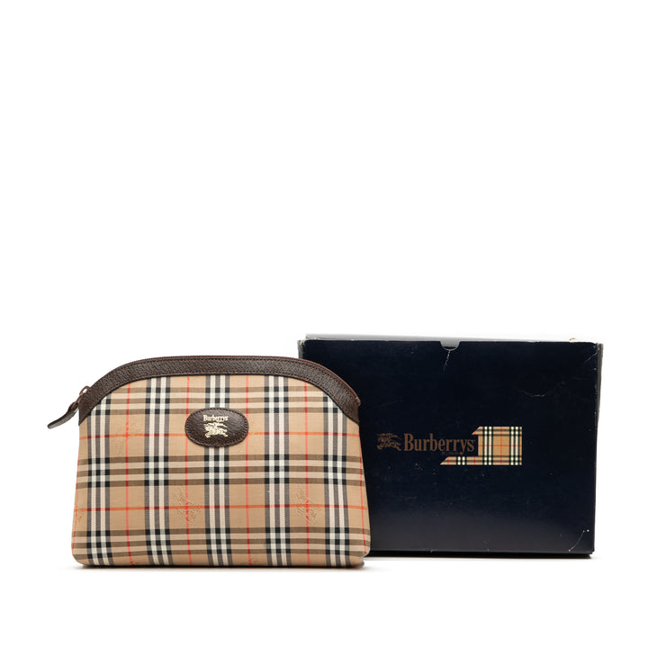 Burberry Haymarket Check Toile Pochette