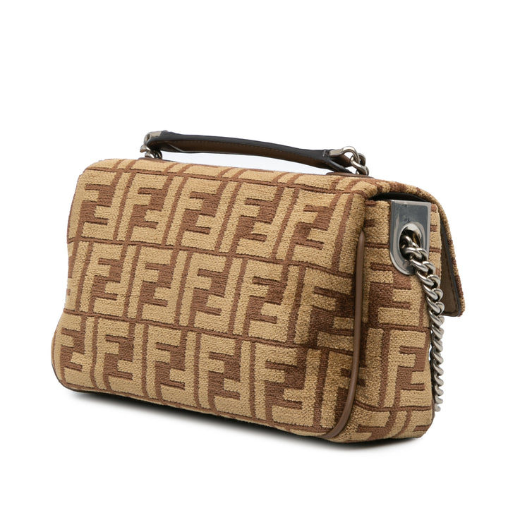 Zucca Wool Chain Midi Baguette Brown - Gaby Paris