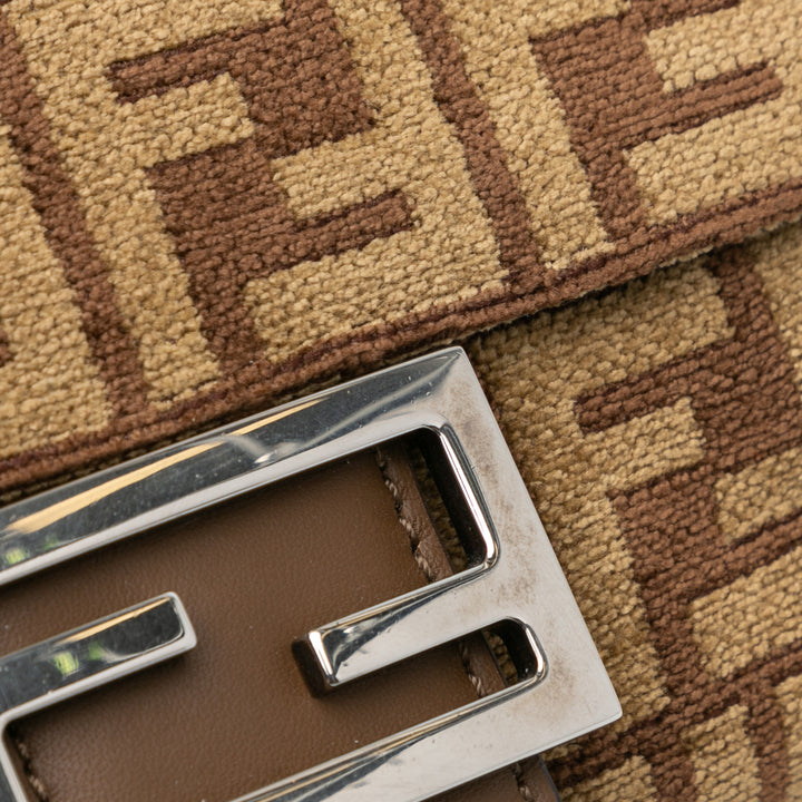 Zucca Wool Chain Midi Baguette Brown - Gaby Paris