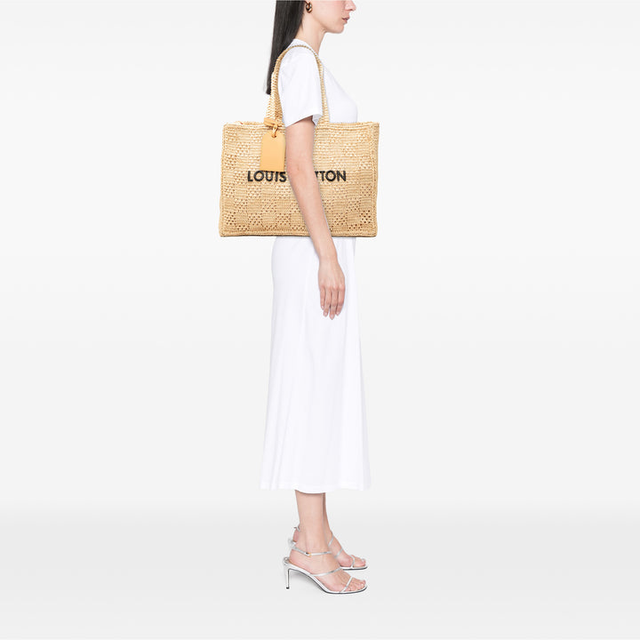 Louis Vuitton Damier Raffia Summer Shopper Cabas MM