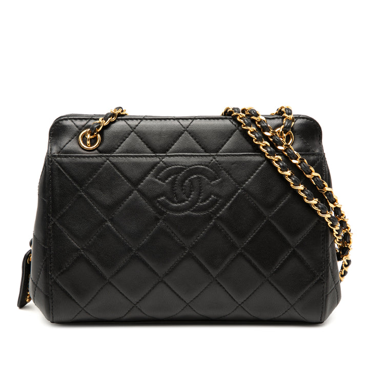 Chanel CC Matelassé Cuir d’agneau Sac bandoulière