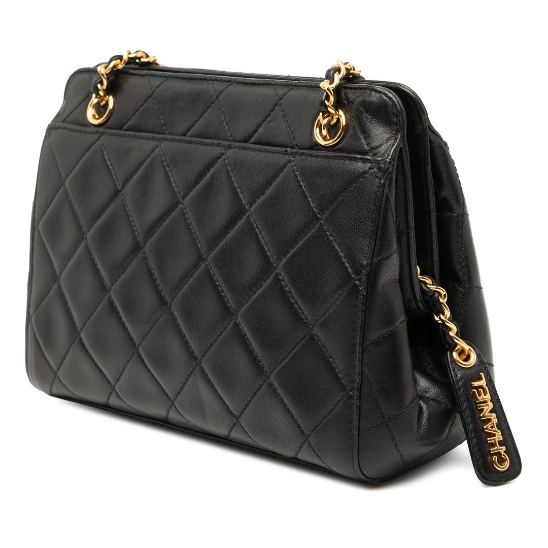 Chanel CC Matelassé Cuir d’agneau Sac bandoulière