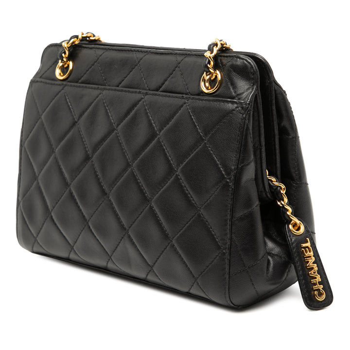 Chanel CC Matelassé Cuir d’agneau Sac bandoulière