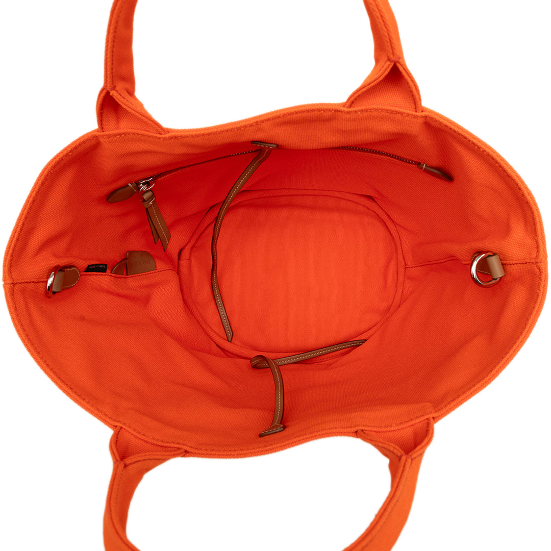 Prada Toile Canapa Logo Cabas